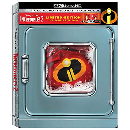 INCREDIBLES 2 - BLU-4K-INC. BLU COPY (STEELBOOK)