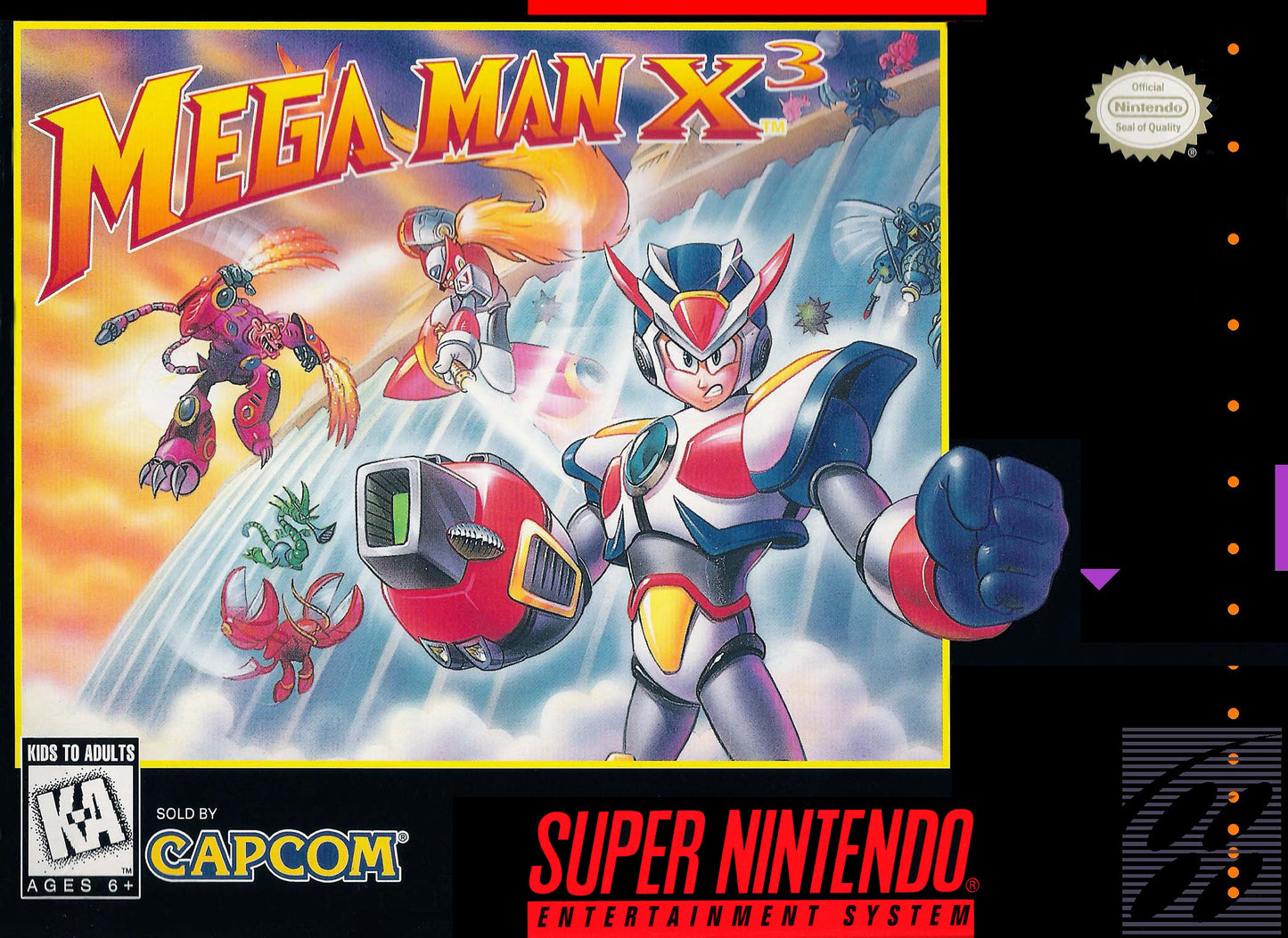 MEGA MAN X3 - SNES (W/BOX)