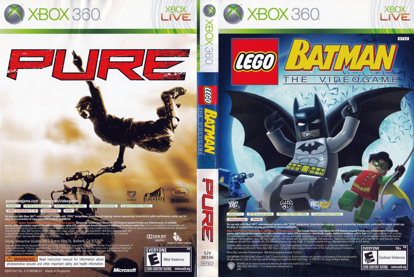 LEGO BATMAN/PURE - XBX360