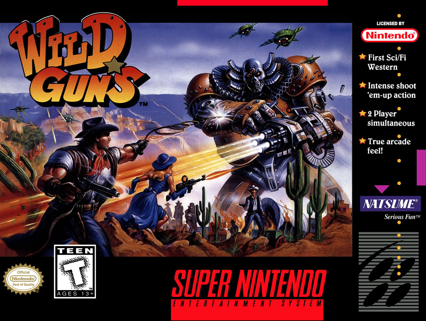 WILD GUNS - SNES