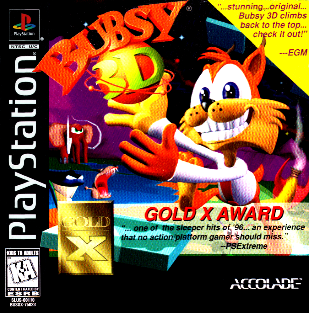BUBSY 3D - PS1