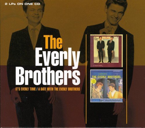 EVERLY BROTHERS - NEW EVERLY BROTHERS - IT'S EVERLY TIME+A DATE WITH (CD)
