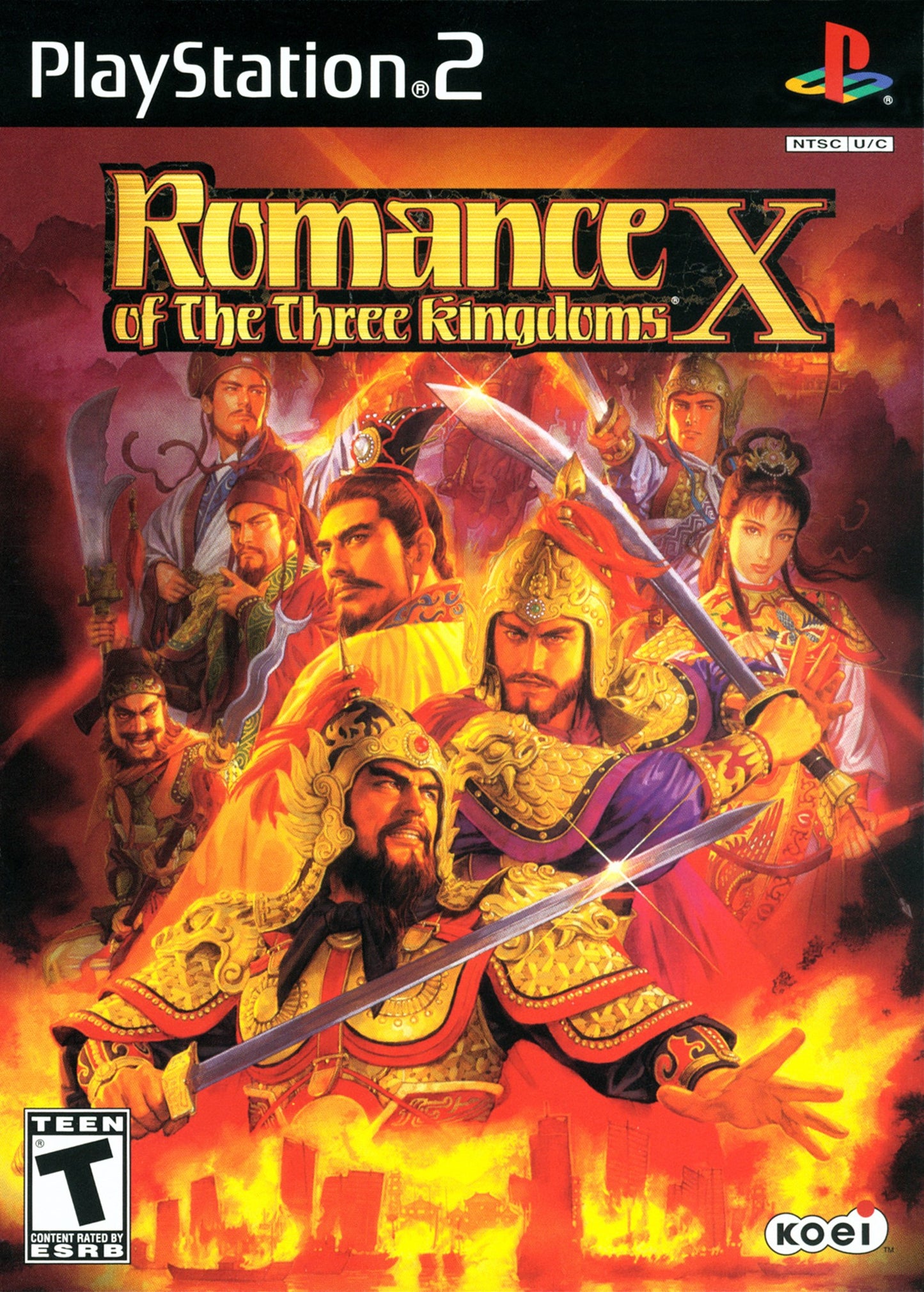 ROMANCE OF THE THREE KINGDOMS X - PS2
