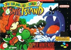 SUPER MARIO WORLD - SNES (W/BOX & MANUAL)
