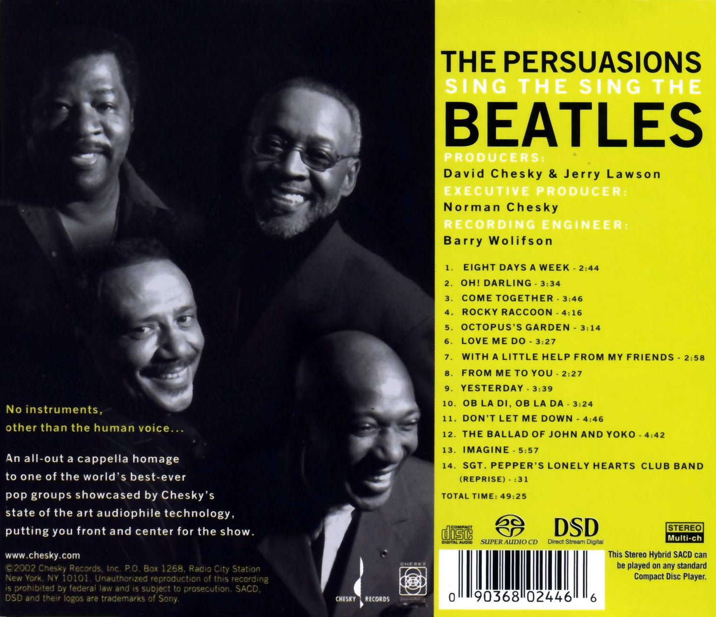 PERSUASIONS - SING THE BEATLES