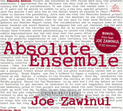 ABSOLUTE ENSEMBLE - ABSOLUTE ZAWINUL
