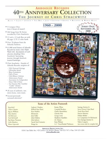 VARIOUS - ARHOOLIE RECORDS: 40TH ANN. (5CDS)