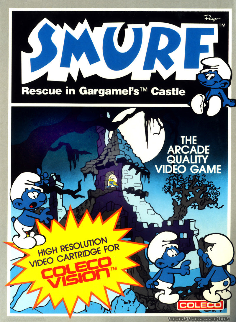 SMURF: RESCUE IN GARGAMEL'S CASTLE - COLECO