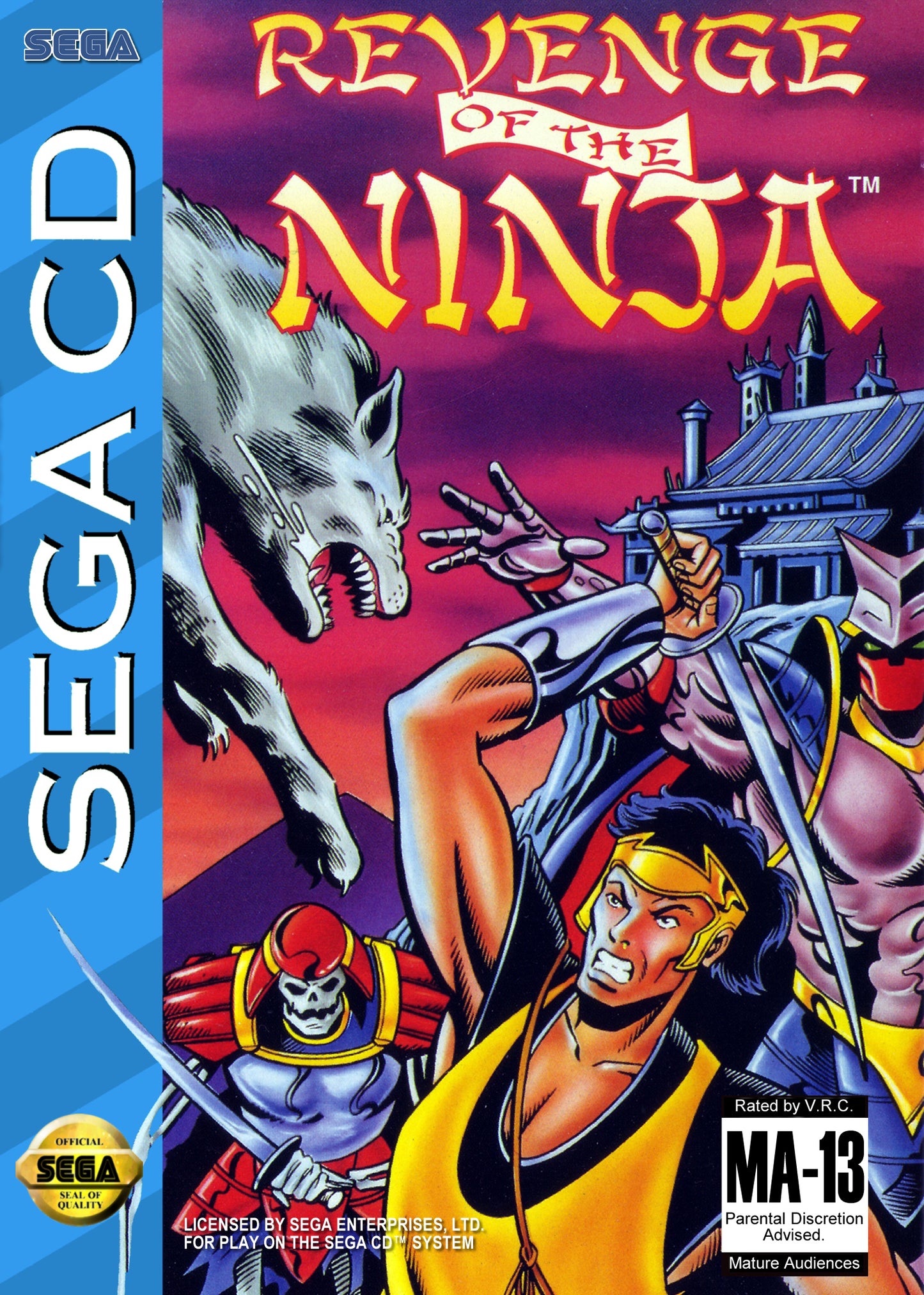 REVENGE OF THE NINJA - SEGACD