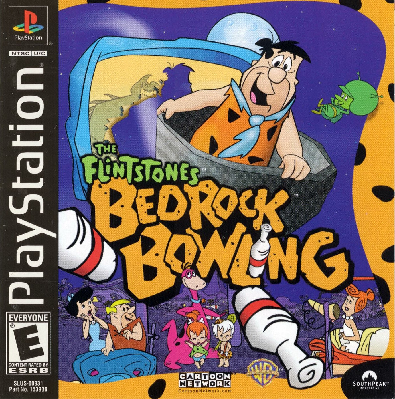FLINTSTONES: BEDROCK BOWLING - PS1