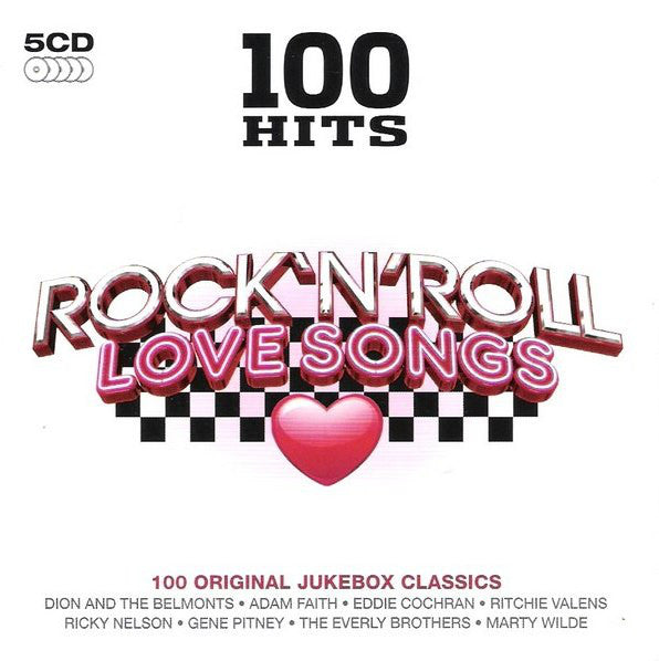 VARIOUS - 100 HITS ROCK N ROLL LOVE SONGS
