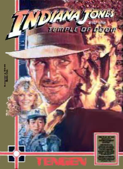 INDIANA JONES & THE TEMPLE OF DOOM [TENG - NES (CARTRIDGE ONLY)