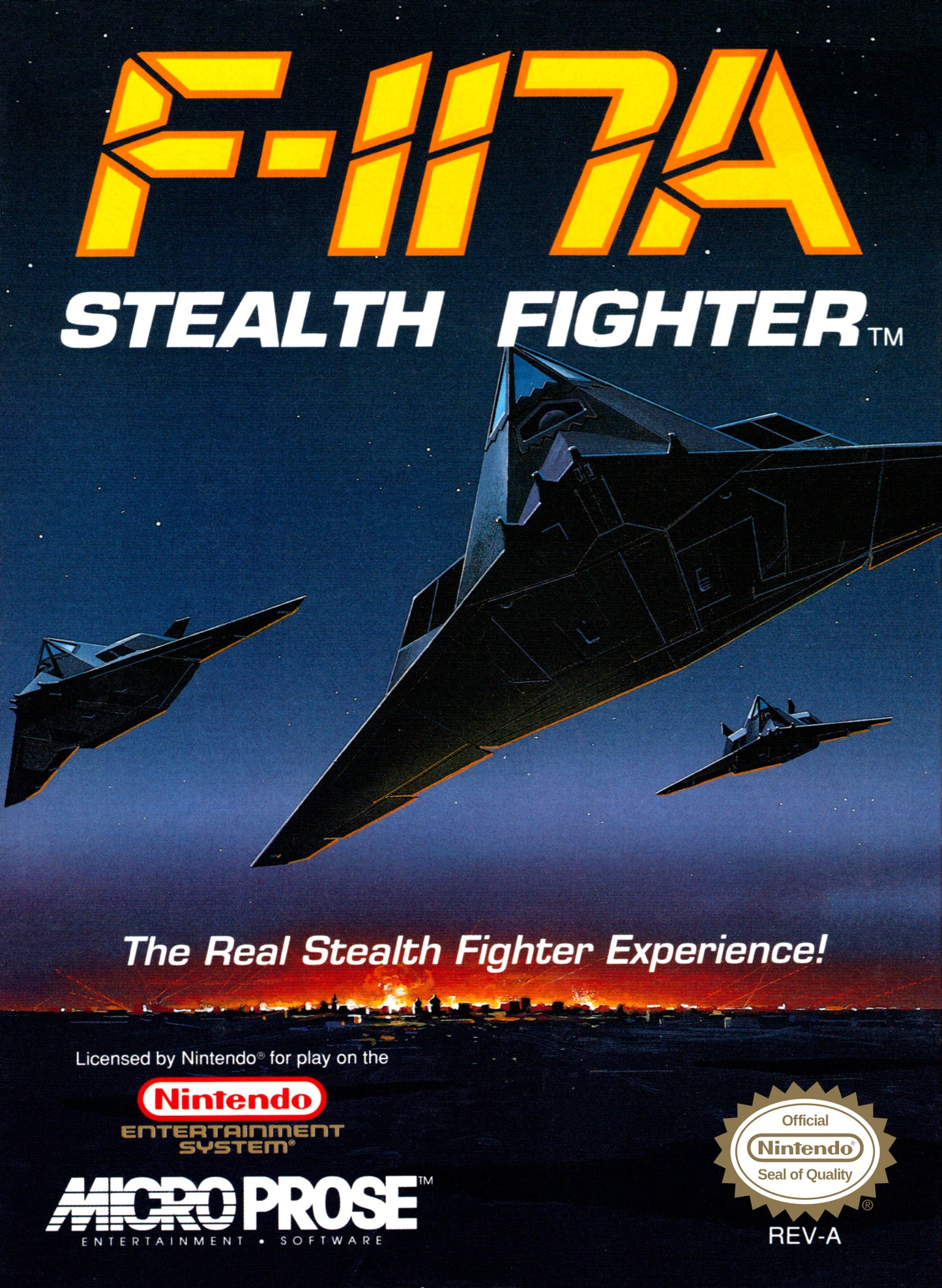 F-117A STEALTH FIGHTER - NES