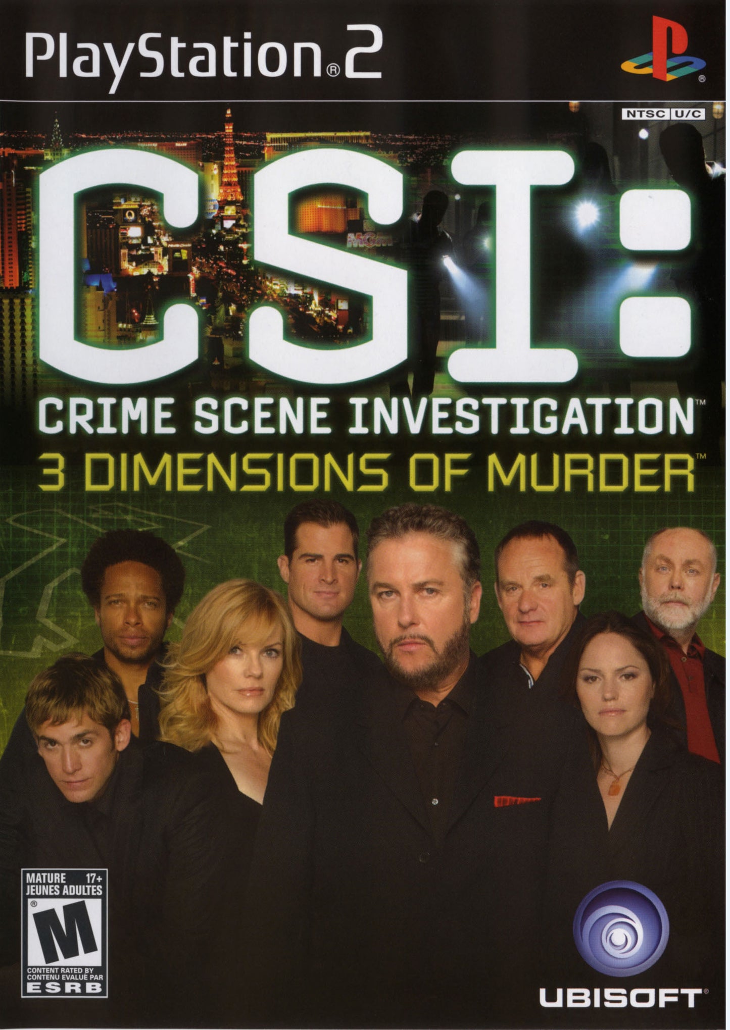 CSI: THREE DIMENSIONS OF MURDER - PS2