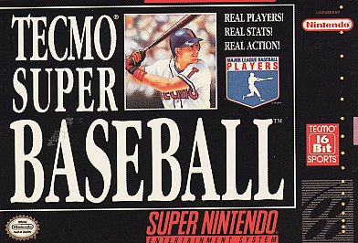 TECMO SUPER BASEBALL - SNES (W/BOX)