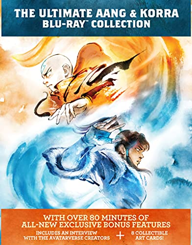 AVATAR & LEGEND OF KORRA COMPLETE SERIES COLLECTION – THE ULTIMATE AANG & KORRA BLU-RAY COLLECTION WITH BONUS DISC & ART