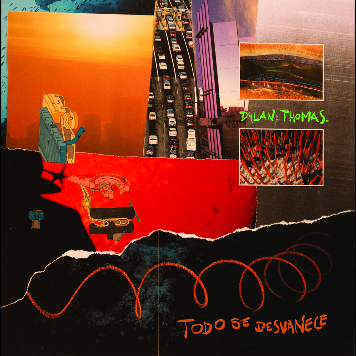 THOMAS, DYLAN - TODO SE DESVANECE (GREEN LEAVES MARBLED VINYL)