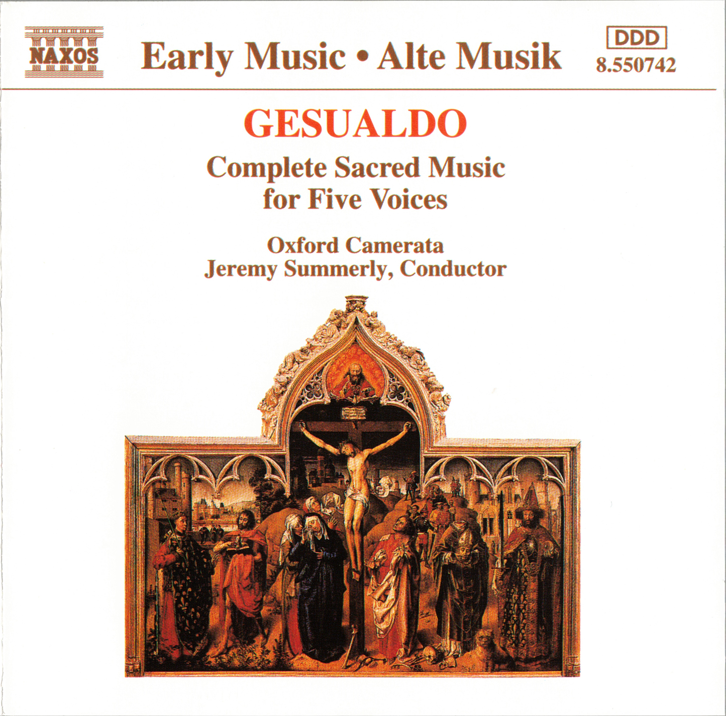 GESUALDO - COMPLETE SACRED MUSIC FOR FIVE VOICES