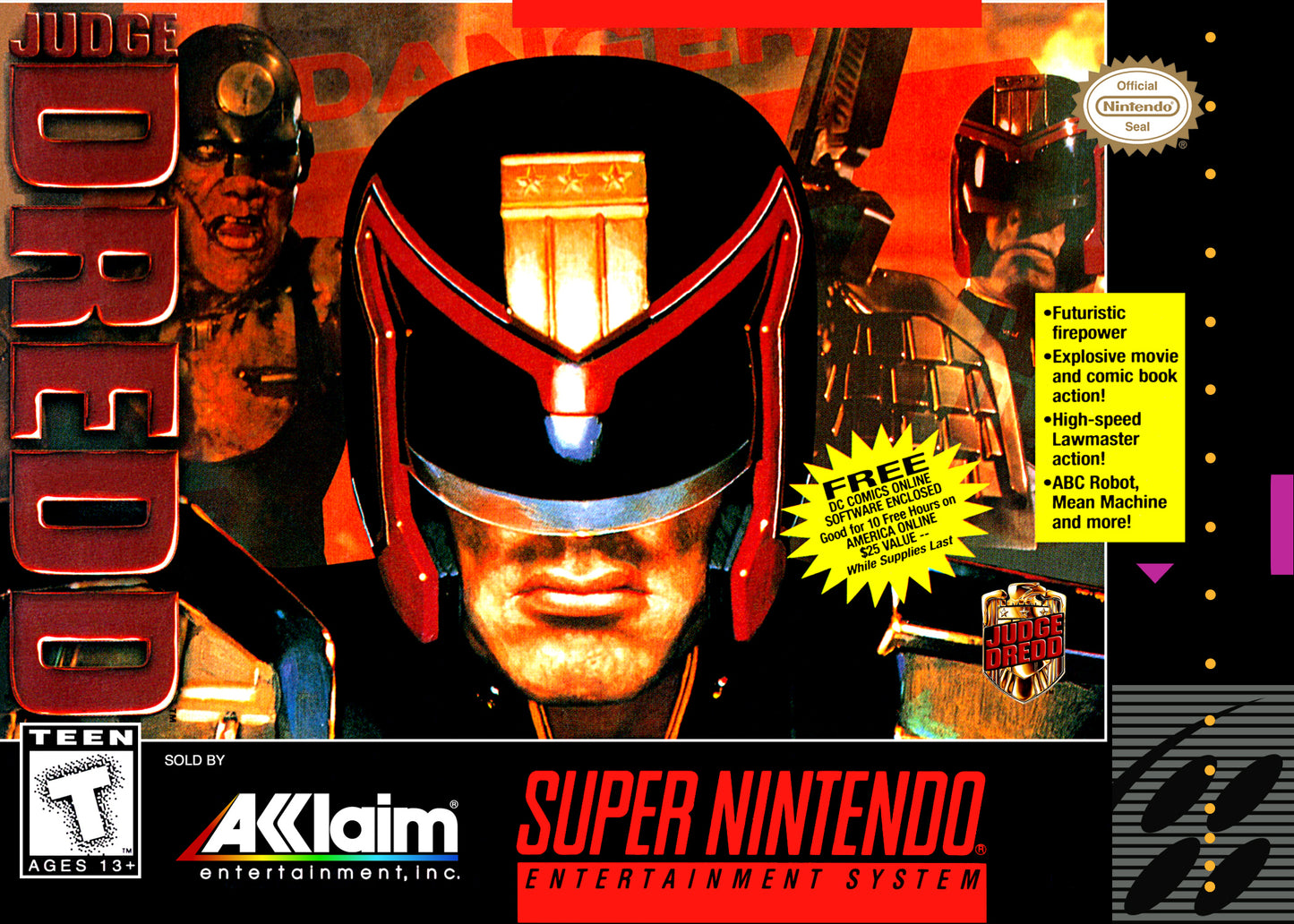 JUDGE DREDD - SNES (W/BOX)