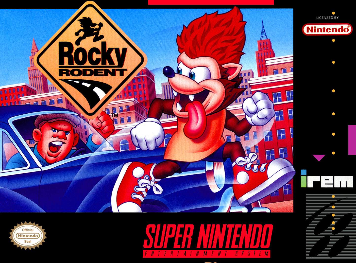 ROCKY RODENT - SNES