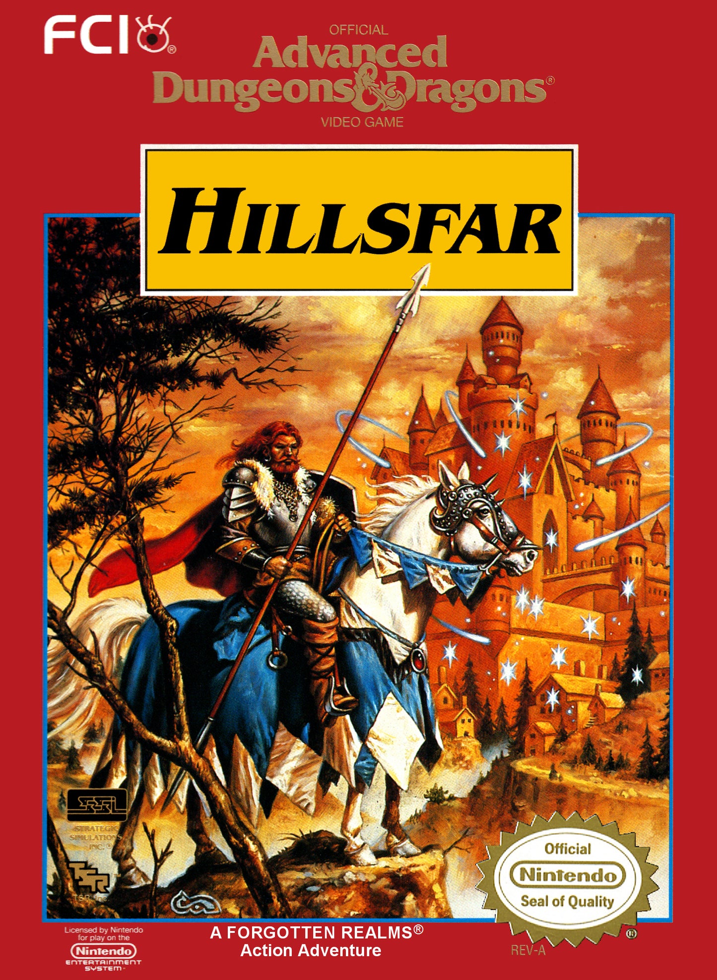 ADVANCED DUNGEONS & DRAGONS: HILLSFAR - NES