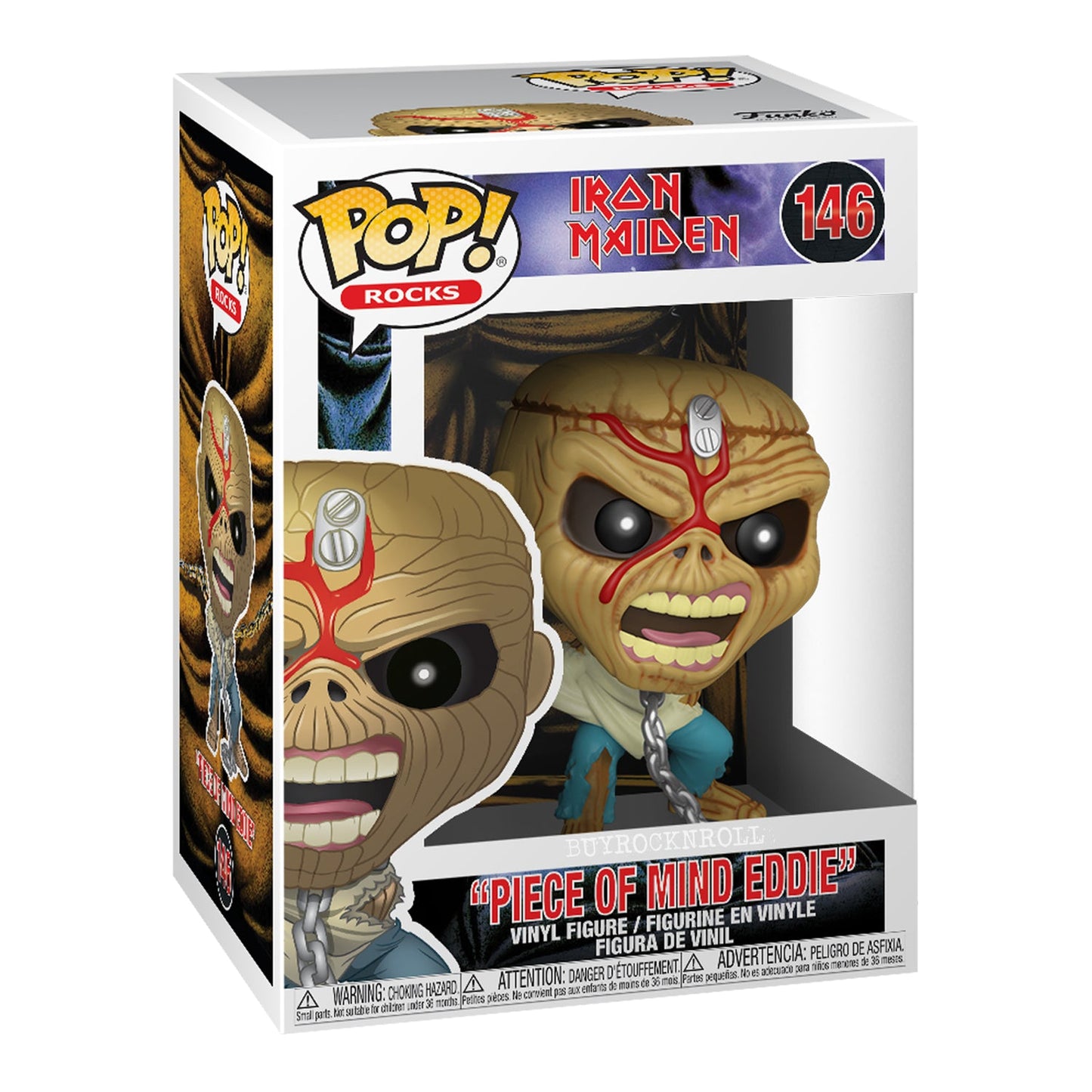 IRON MAIDEN: EDDIE #143-146 - FUNKO POP SET OF 4