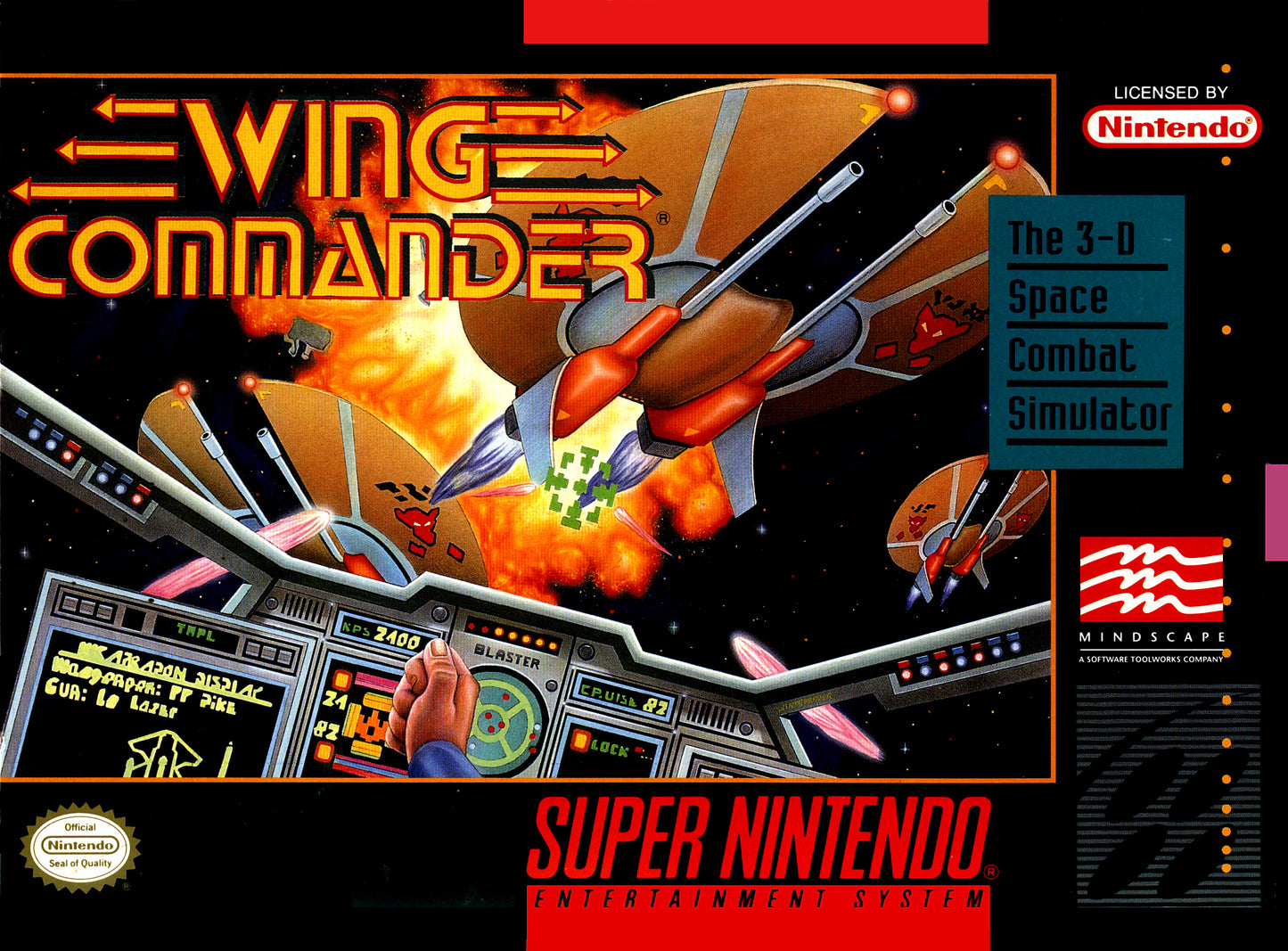 WING COMMANDER: SECRET MISSIONS - SNES (W/BOX)