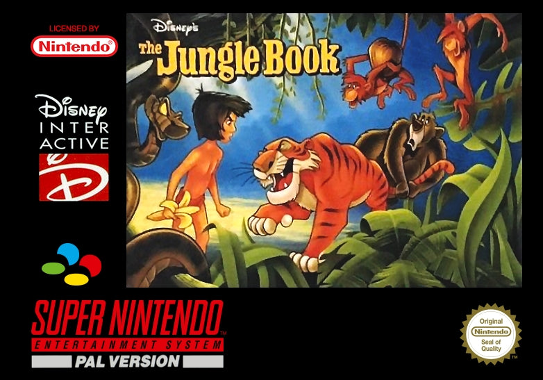 JUNGLE BOOK - SNES (W/BOX & MANUAL)