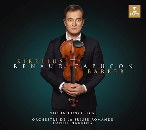 RENAUD CAPUçON, ORCHESTRE DE LA SUISSE ROMANDE & DANIEL HARDING - SIBELIUS & BARBER: VIOLIN CONCERTOS (CD)