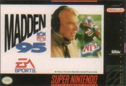 MADDEN NFL 95 - SNES (W/BOX & MANUAL)