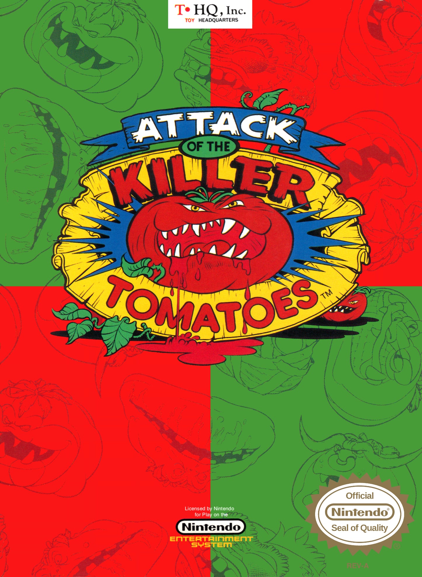 ATTACK OF THE KILLER TOMATOES - NES