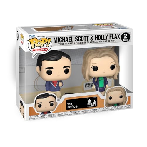 OFFICE: MICHAEL SCOTT & HOLLY FLAX 2PK (COMPANY PICNIC) - FUNKO POP!
