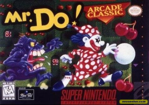 MR. DO! - SNES (W/BOX & MANUAL)