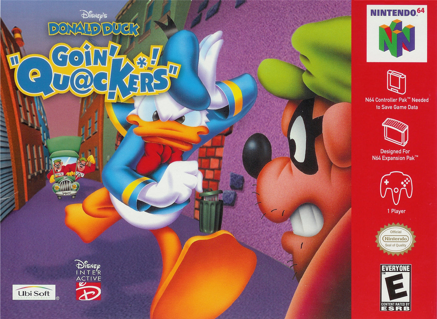 DONALD DUCK: GOIN' QUACKERS - N64