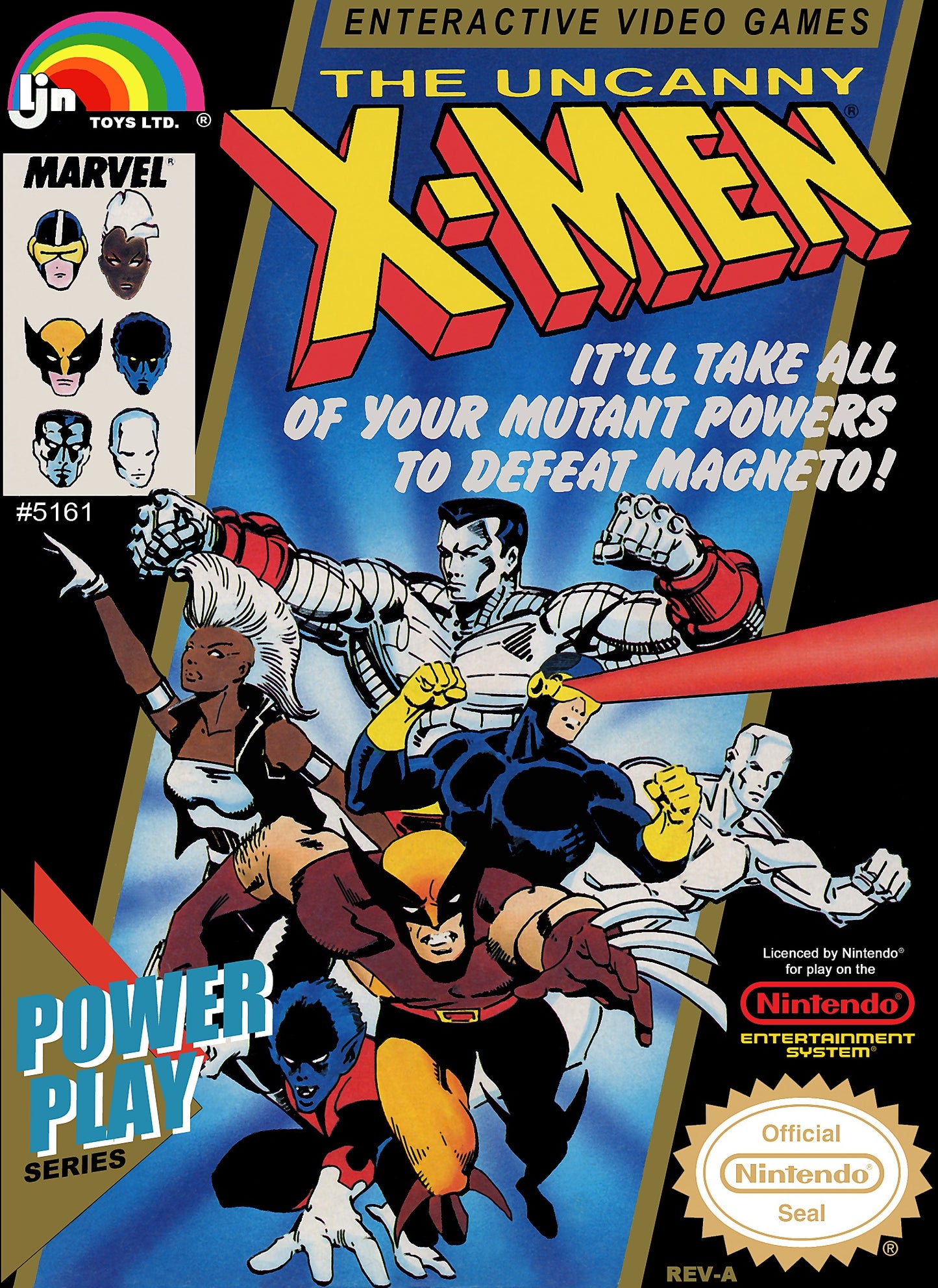 UNCANNY X-MEN - NES (W/BOX & MANUAL)