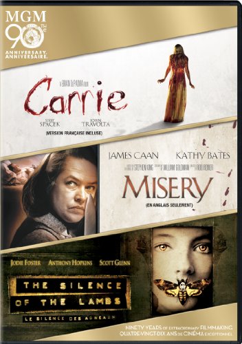CARRIE/MISERY/SILENCE OF THE LAMBS - DVD-MGM 90TH ANNI. 3 FILM COLLECTION