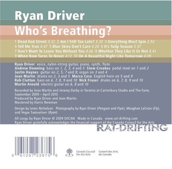 DRIVER, RYAN - WHO'S BREATHING?