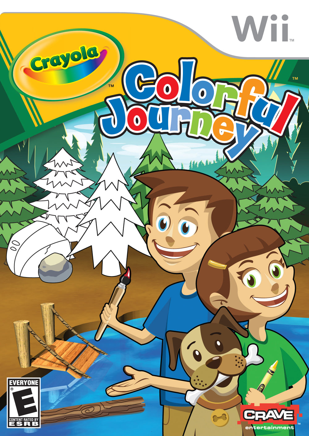 CRAYOLA ADVENTURES COLORFUL WORLD - WII