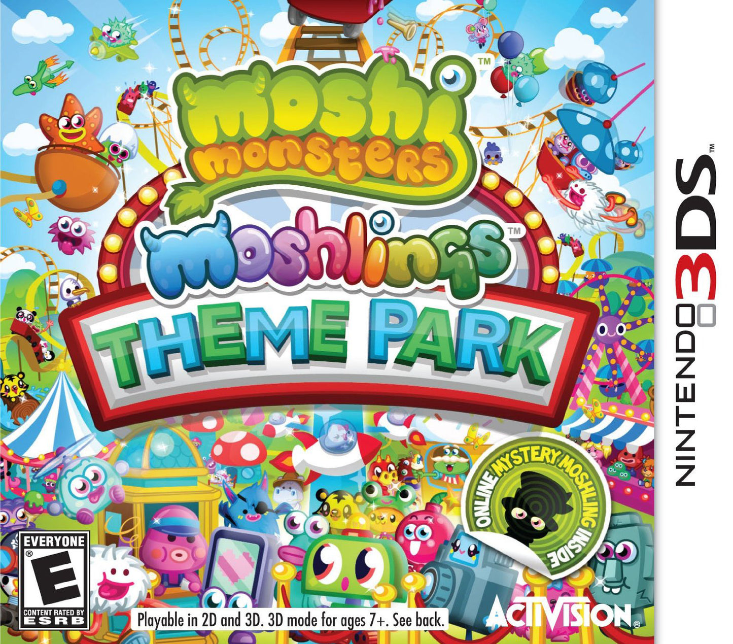 MOSHI MONSTERS: MOSHLINGS THEME PARK - 3DS