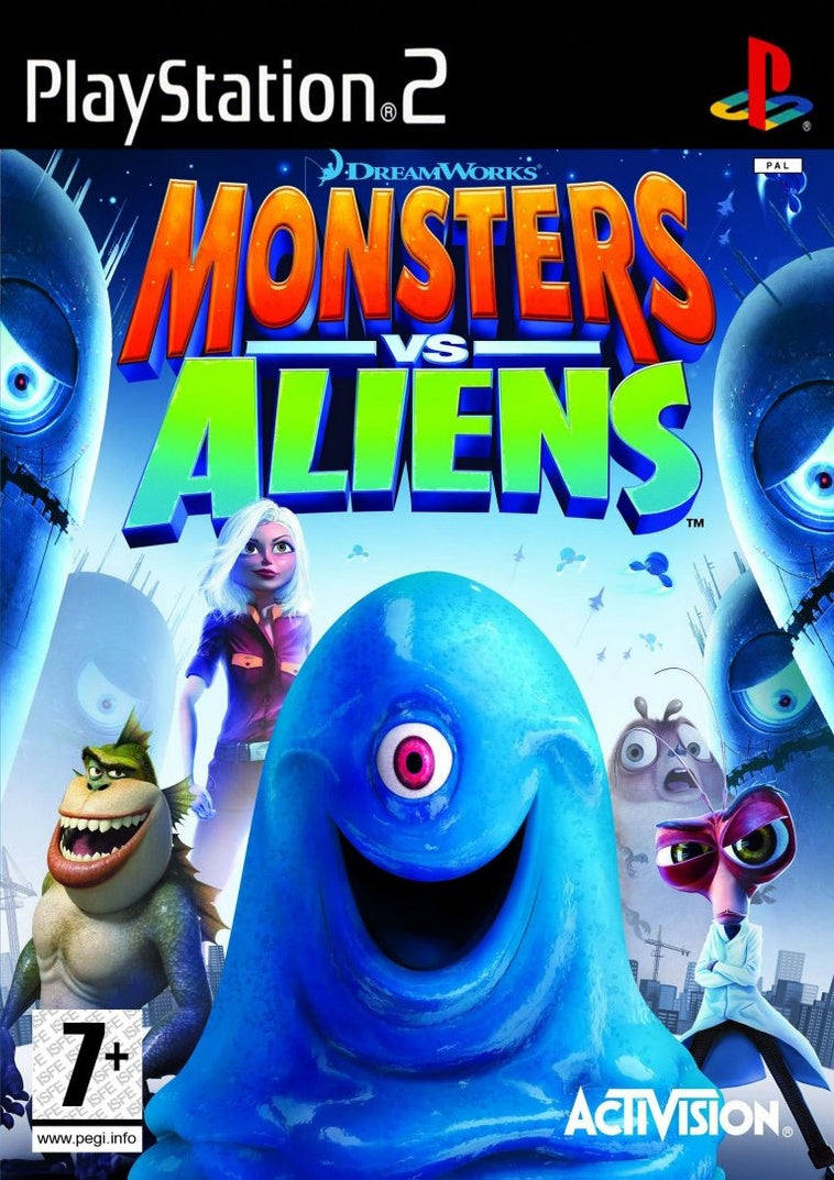 MONSTERS VS ALIENS - PS2