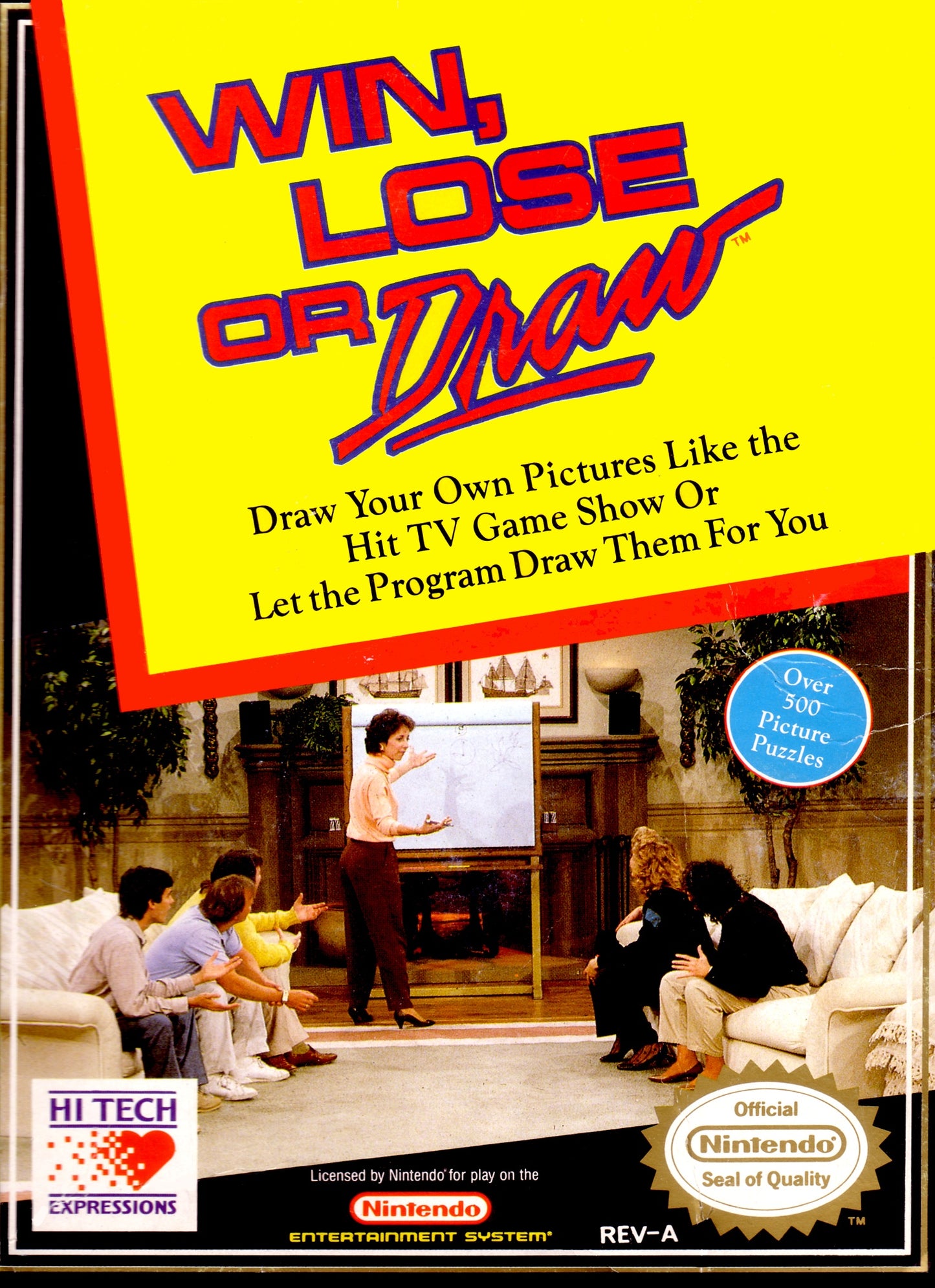 WIN, LOSE OR DRAW - NES (W/BOX)