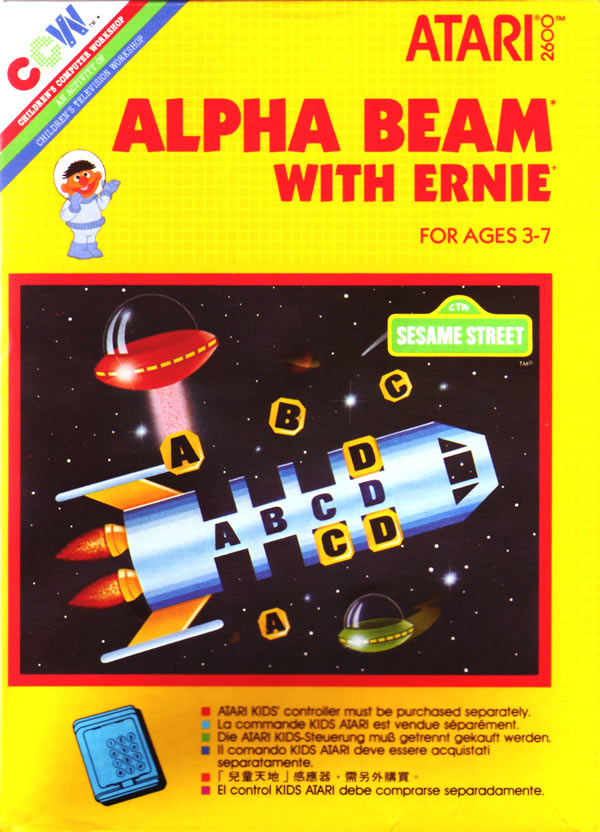 ALPHA BEAM WITH ERNIE - ATARI2600