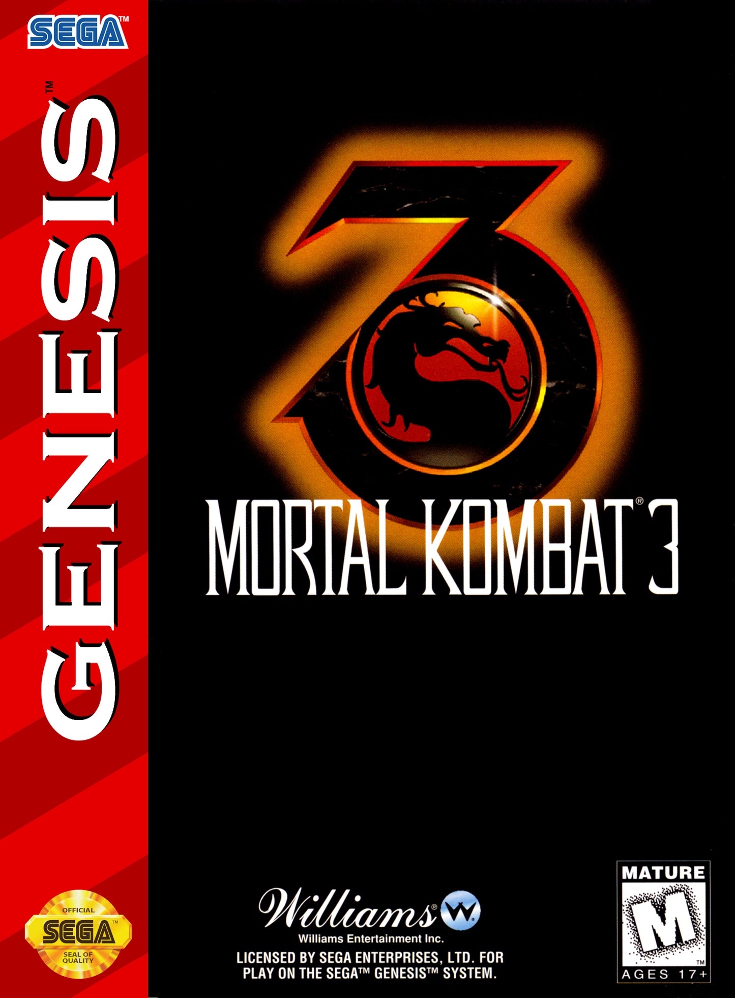 MORTAL KOMBAT 3 - GENESIS