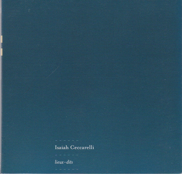 CECCARELLI, ISAIAH - LIEUX-DITS