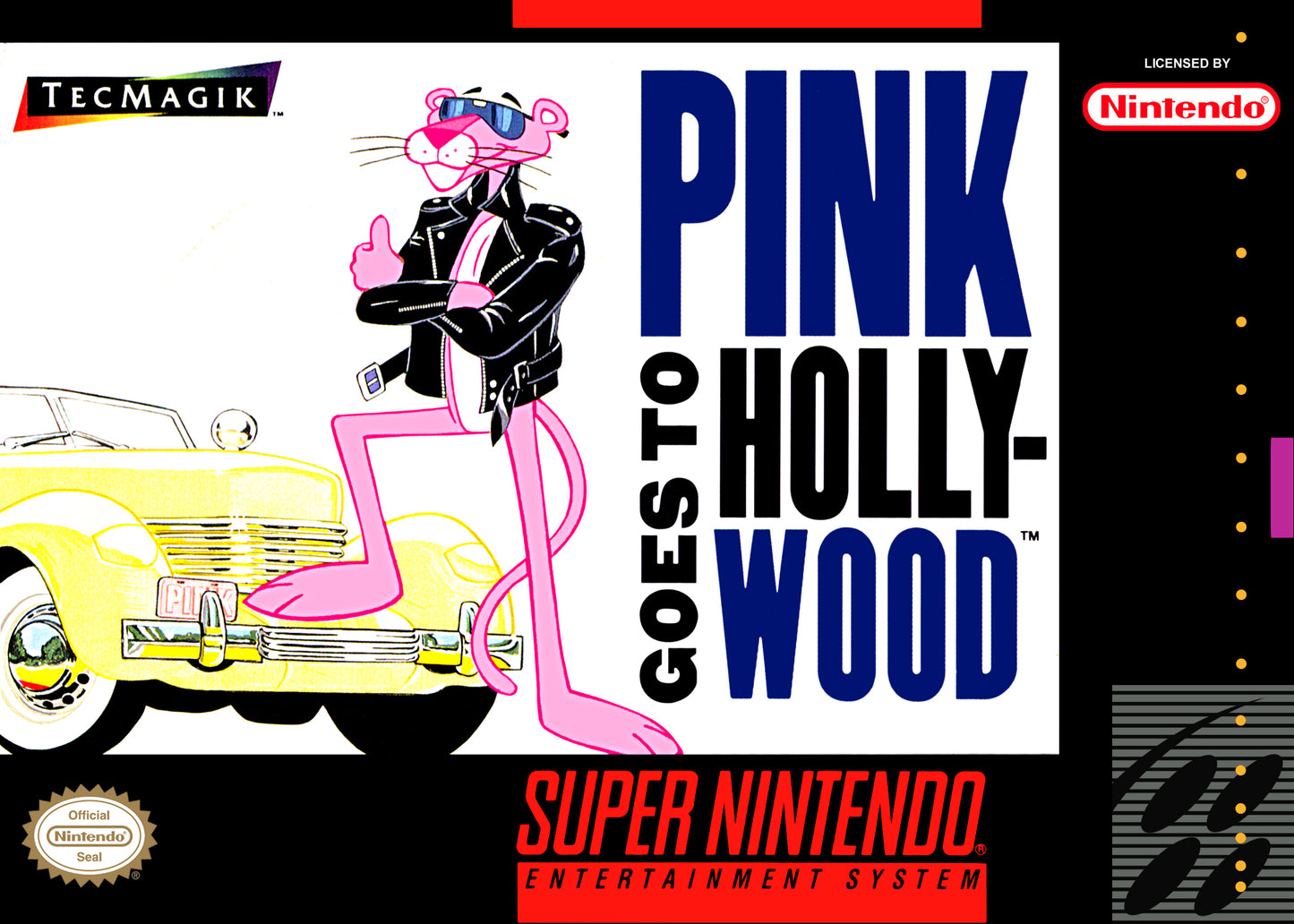 PINK PANTHER GOES TO HOLLYWOOD - SNES