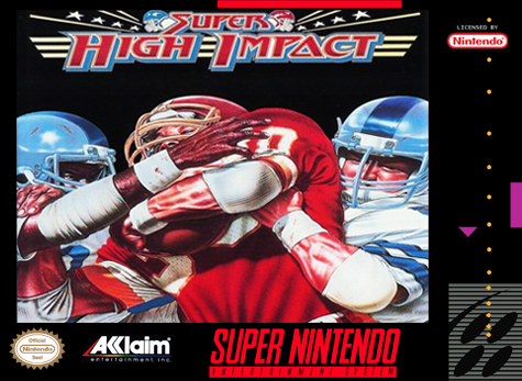 SUPER HIGH IMPACT - SNES (W/BOX & MANUAL)