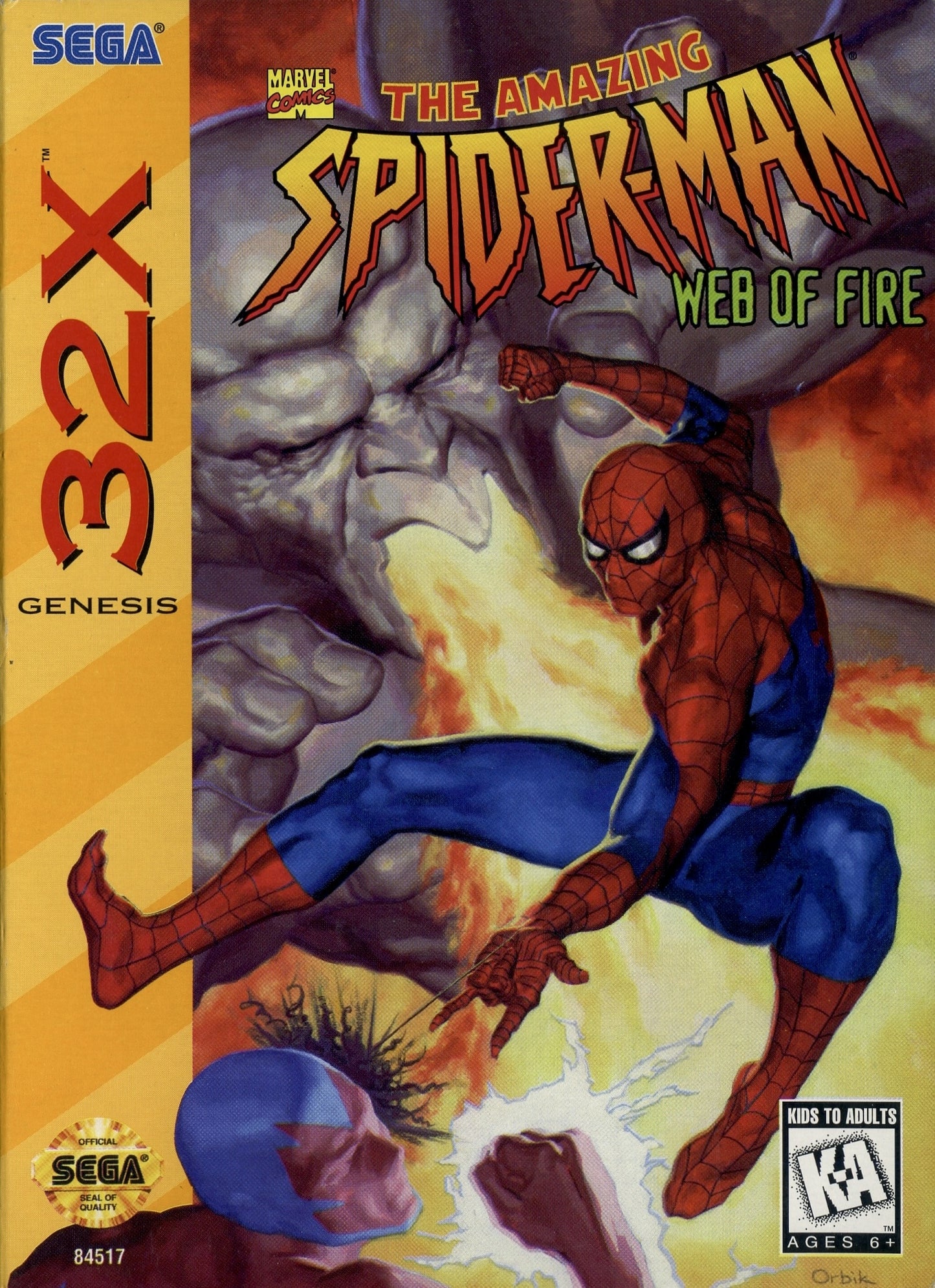 SPIDER-MAN: WEB OF FIRE - 32X