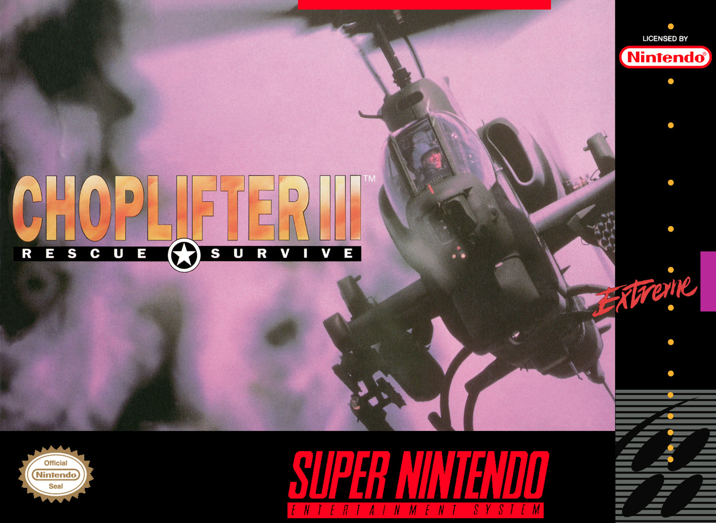CHOPLIFTER 3 - SNES