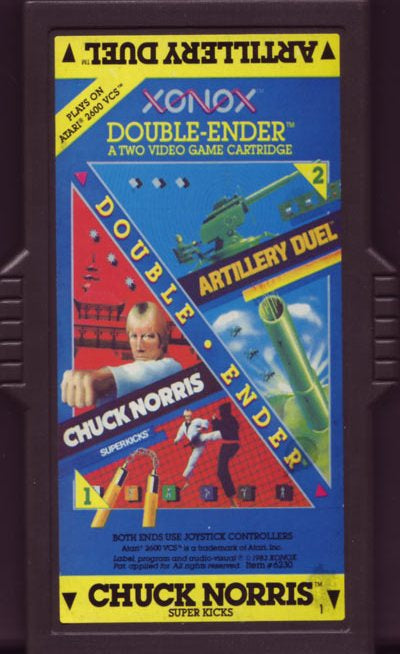 ARTILLERY DUEL/CHUCK NORRIS SUPERKICKS - ATARI2600