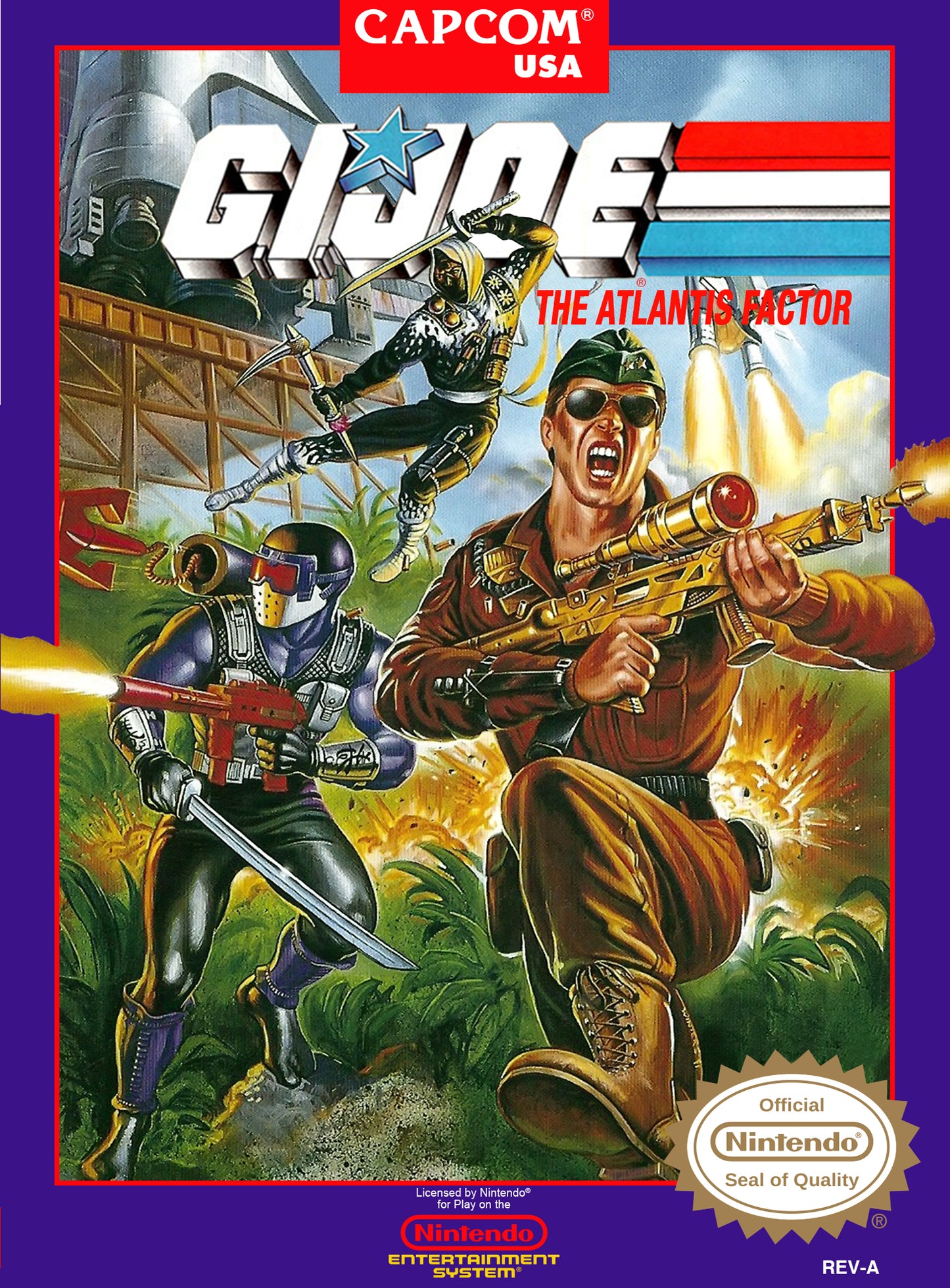 G.I. JOE: THE ATLANTIS FACTOR - NES (W/BOX & MANUAL)